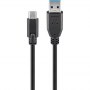 Goobay | USB-C cable | Male | 9 pin USB Type A | Male | Black | 24 pin USB-C | 2 m - 2